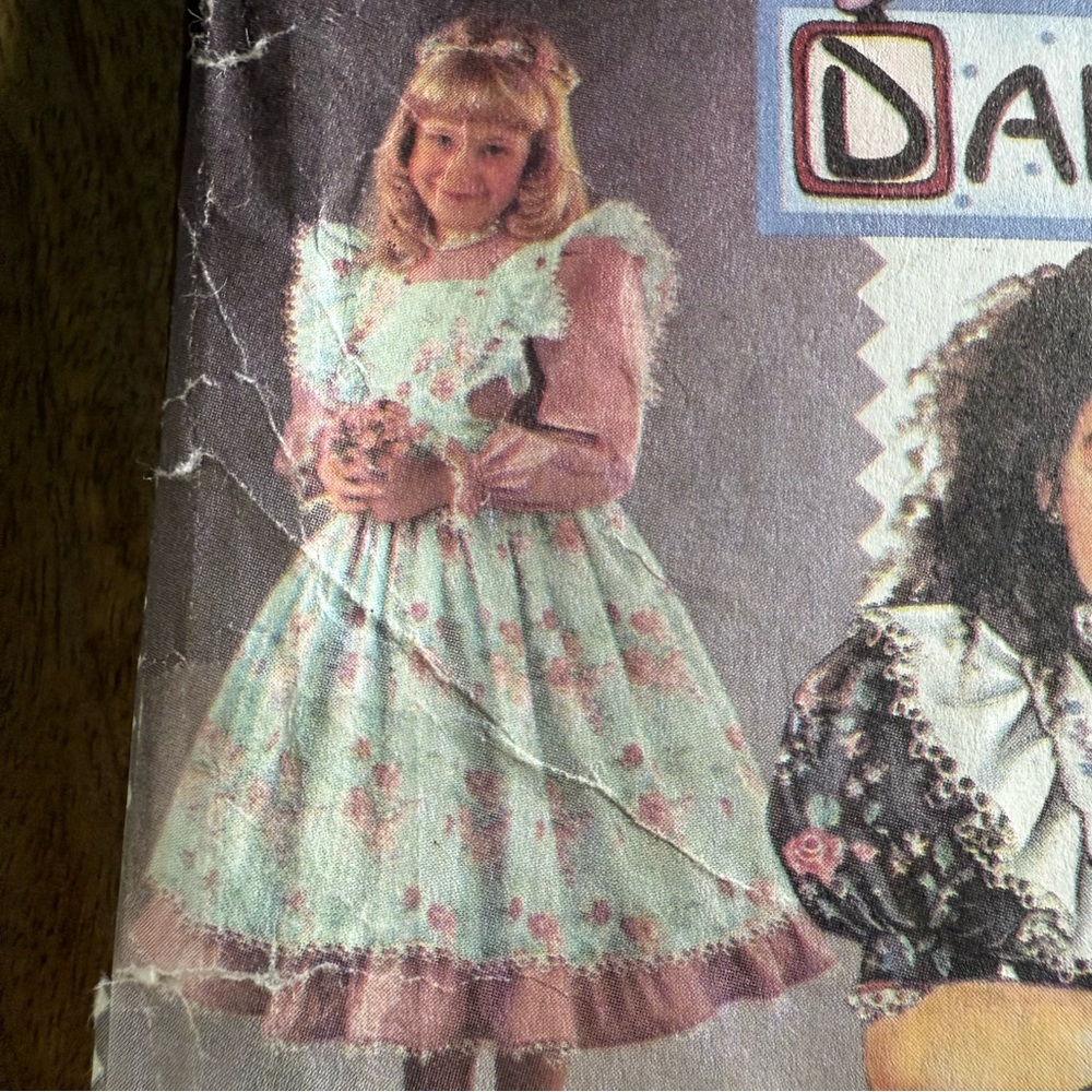 Simplicity 8318 Vintage 1980’s Daisy Kingdom Girl Dress Sew Pattern Size 5 - 6X - Picture 4 of 15